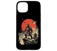 Armored Gorilla Japanese Warrior Scene Art Case for iPhone 15 Plus