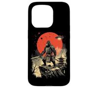 Armored Gorilla Japanese Warrior Scene Art Case for iPhone 15 Pro
