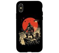 Armored Gorilla Japanese Warrior Scene Art Case for iPhone X/XS