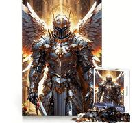 Armored Guardian with Wing Jigsaw for Teenagers1000 Pieces Think Sharper Stress Free Home Fun Christmas Idea (50x75cm)