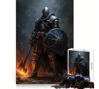 Armored Knight with Axe And Shield 1000 Piece Puzzle For Teenagers Brain Think Clear Hue Real Challenge Home Display (50x75cm)