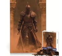 Armored Knight with Sword in Ruins 1000 Piece Jigsaw Puzzles for Adults Stress Free DownTime Game Enjoyable Challenge Nice Art (50x75cm)