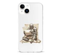 Armored Knights Reading Treasure Map Basic TPU Cell Phone Cases TPU Soft Cover Shockproof Slim Phone Case Compatible with iPhone 14/14 Plus/14 Pro/14 Pro Max