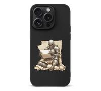 Armored Knights Reading Treasure Map Cell Phone Basic Cases TPU Soft Cover Shockproof Slim Phone Case Compatible with iPhone 15/15 Plus/15 Pro/15 Pro Max