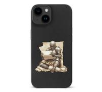 Armored Knights Reading Treasure Map Cell Phone Basic Cases TPU Soft Cover Shockproof Slim Phone Case Compatible with iPhone 15/15 Plus/15 Pro/15 Pro Max