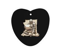 Armored Knights Reading Treasure Map Hanging Car Air Fresheners 1Pcs Aromatherapy Tablets Automotive Fragrance Scented Card Decor Love form