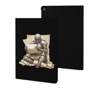 Armored Knights Reading Treasure Map Slim Tablet Cases Compatible with iPad Series Without Pencil Holder Protective Cover Compatible with ipad 2019/2020/2021(10.2in)