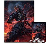 Armored Samurai Warrior Jigsaw Puzzles 1000 Pieces for Adults Difficult Puzzles for Adults Brain Challenge for Teenagers & Home Decor 1000 PCS(38x26cm)