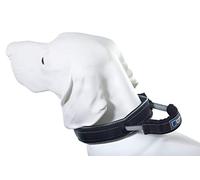 Armored Tech Dog Control Collar with Integrated Short Lead (XL, Neck Circumference 51-60 cm, Black)