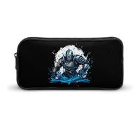 Armored Warrior Medieval Knight Large Pencil Case Big Capacity Pencil Pouch Pen Bag Marker Pen Case for Women Men