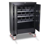 Armorgard FittingStor Mobile Fittings Cabinet 1200 x 550 x 1750mm Grey