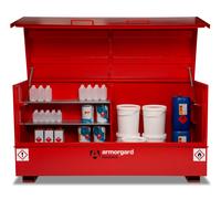 Armorgard FlamBank Hazardous Storage Chest 2370 x 985 x 1220mm Red