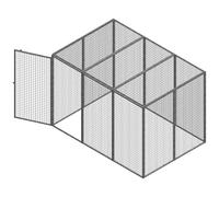 Armorgard Gorilla Modular Bolt-Together Gas Cage 2700 x 1800 x 1800mm Galvanised