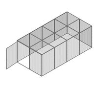 Armorgard Gorilla Modular Bolt-Together Gas Cage 2400 x 4800 x 1800mm Galvanised