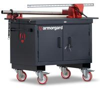 Armorgard Tuffbench Wooden Top, 4 Chain Vice & 6 Engineers Vice Grey