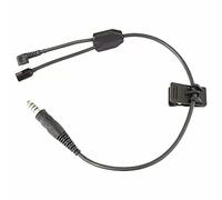 ArmorMason Y-Cable Boom Harness Assembly, Compatible with Peltor Comtac