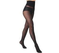 ARMOROSE Indestructible High Waist Tummy Control Top Tights for Women,Rip Resistant Pantyhose, 40D Semi Sheer T-Crotch, Black, M