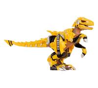 Armorsaurs Armor-Up Yellow Raptor Dinosaur Blaze - Action Figure, 7 Removable Armour Pieces with Tail-Triggered Chomp Action, Suitable for Children Ages 6+