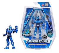 Armorsaurs Triceratops Pilot TJ - 9.5cm Poseable Action Figure with Interchangeable Armour Pieces and Transforming Accessory, Suitable for Children Ages 6+