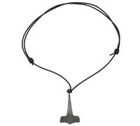 Armory Replicas™ Hand-Forged Steel Pendant Necklaces - Viking, Military & Punk-Inspired Jewelry with Leather Cord - Bold, Durable & Stylish Designs, One Size, forged iron, No Gemstone