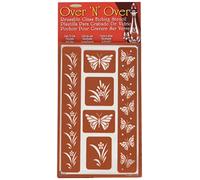 Armour Etch Over N Over Stencil, Butterflies