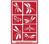 Armour Over N Over Reusable Glass Etching Stencil, Brown