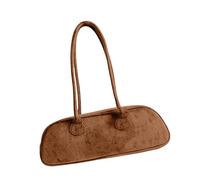 Armpit Bag Autumn Shoulder Korean Styles Bows Handbag All-matching Underarm, Brown, Mass Beauty