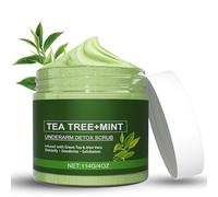 Armpit Detox Body Scrub with Tea Tree & Mint - Natural Underarm Exfoliating Scrub for Odour Control, Sweat & Impurity Removal, Smooth Underarms - Pre-Deodorant Detox Care for Men & Women - 114g