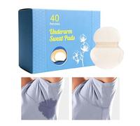 Armpit Pads for Sweat | 40-Piece Self-Adhesive Men Women | Dress Guards Sweat Protectors | for Travel Hot Weather Dating Wedding Dress Shirt Clothing Suits
