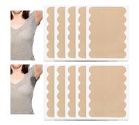 Armpit Pads for Sweat | Invisible Sweat Pads for Under Arms - Blocker Protectors with Elastic Shield High Sweat Absorption for Shirts Dress Travel Body