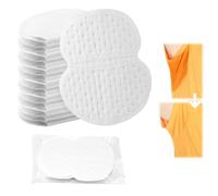 Armpit Sweat Pads for Men and Women, Pack of 100, Self-Adhesive Underarm Pads, Cotton Underarm Sweat Pads, Perfect Fit, Absorbing, Invisible, Comfortable Underarm Protection from Sweat Stains