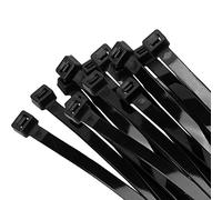 Armpow 12 inch Black Zip Ties Heavy Duty 80 PCS, 250 LBS Ultra Exclusive Strong Plastic Wire Ties, Large Cable Ties Extra Long Tie Wraps, Indoor and Outdoor UV Resistant