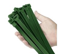 Armpow 24 inch Garden green Zip Ties Heavy Duty 50 PACK, 250 LBS Ultra Exclusive Strong Plastic Wire Ties, Large Cable Ties Extra Long Tie Wraps, Indoor and Outdoor UV Resistant