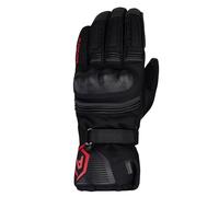 ARMR Kumaji 3.0 Men's Waterproof Motorcycle Gloves, Black/Red, M