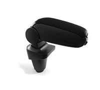 Armrest Arm Rest Centre Console Compatible with Fiat 500L 2012-2020 Specific Model Fit Storage Box Organizer with Base Black Textile