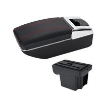 Armrest Box Central Content Box Interior Storage Car-styling Part Black White Red Line ABS Plastic For Chevy For Niva Box(A1 red line)
