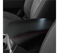 Armrest Box Cover For Ford For Explorer Base For XLT For Limited 2011-2019 | Protective and Decorative Functionality Compact and Lightweight Design(Carbon fiber red)