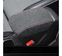 Armrest Box Cover For VW For Golf 7 MK7 2014-2020 For Golf 7 Armrest Cover Trim Center Console Pad Hand Support(Suede red thread3)