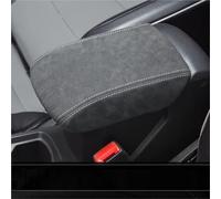 Armrest Box Cover For VW For Golf 7 MK7 2014-2020 For Golf 7 Armrest Cover Trim Center Console Pad Hand Support(Suede white thread1)