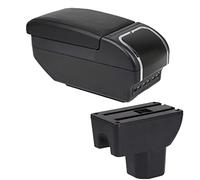 Armrest Box Dual Layer Center Console Storage Box Retractable Cup Holder Ashtray Accessories, Compatible with Suzuki, For Ignis 2016-2022 Car Armrest Box