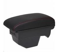 Armrest Box For 308 SW Armrest Box Retrofit Parts Dedicated Car Armrest Car Accessories Band With USB Car Center Console(Black red line)