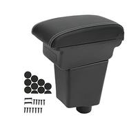 Armrest Box for Captur 4 Car Center Console Armrest Storage Box with USB Ports Artificial Leather Quiet Closing