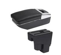 Armrest Box For Fit For Jazz 1 2002 2003 2004 2005 2006 2007 Armrest Box Arm Storage Box Car Accessories Center Console Armrest (A black line No USB)
