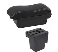 Armrest Box For Focus For C-Max 2005 2006 2007 2008 2009 2010 2011 Car Armrest Box Arm Rest Center Console Storage Dual Layer Center Console Armrest (B2 White Line)