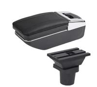 Armrest Box For For Focus MK1 Armrest Box Car Armrest Interior Parts Center Storage Box With USB LED Light Center Console Armrest(A2 black line NO USB)