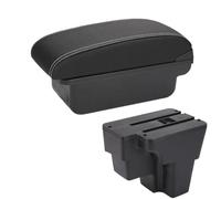 Armrest Box For KIA For STONIC For KIA For Rio Lx For Cerato Car Armrest Retrofit Part Storage Box Car Accessorie South America (C1 Black red NO USB)