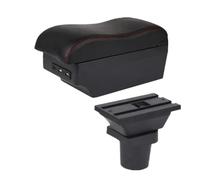 Armrest Box For Mitsubishi For Colt Z30 Central Storage Box With USB Interior Car Accessories Center Console Armrest (C red line 7USB)