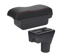 Armrest Box For Nissan For March For Micra K13 2010-2022 Car Armrest Arm Storage Box Retrofit Parts Car Accessories (B2 Black line 3USB)