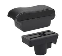 Armrest Box For Opel For Astra H 2006 2007 2008 2009 2010 2011 Car Armrest Curved Surface Storage Box Simple Installation Dedicated(C3 Black white NOUSB)
