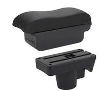 Armrest Box For Opel For Astra H 2006 2007 2008 2009 2010 2011 Car Armrest Curved Surface Storage Box Simple Installation Dedicated(B2 Black line 3USB)